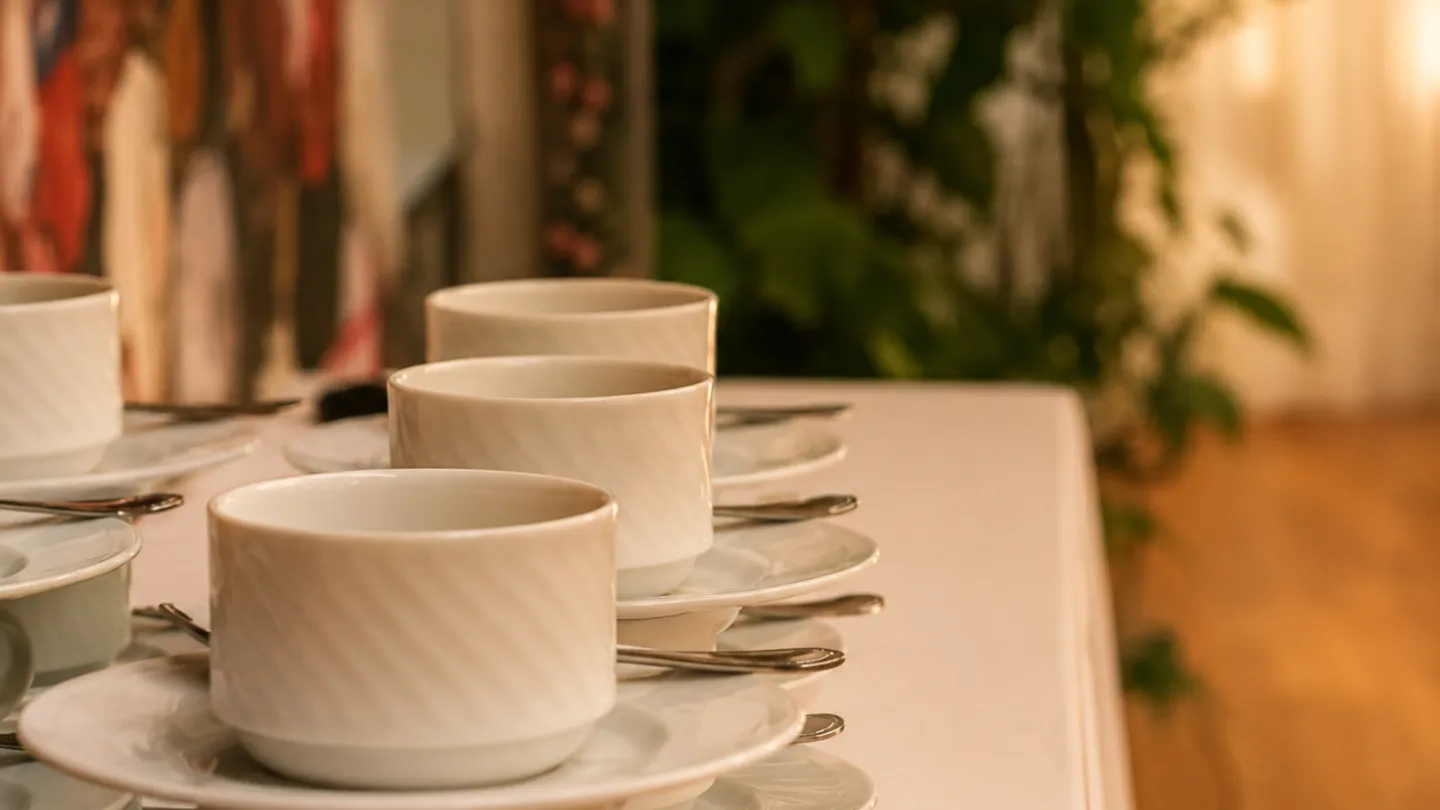 Konferens fika