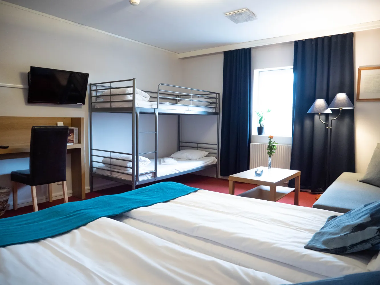 Familjerum på Karaktärshotellet