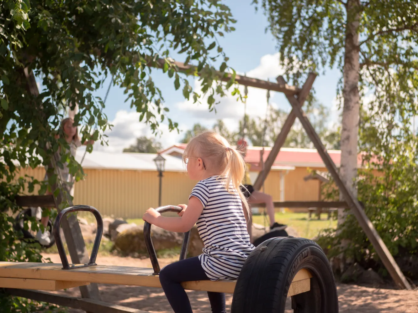 Lek på Björkbackens område