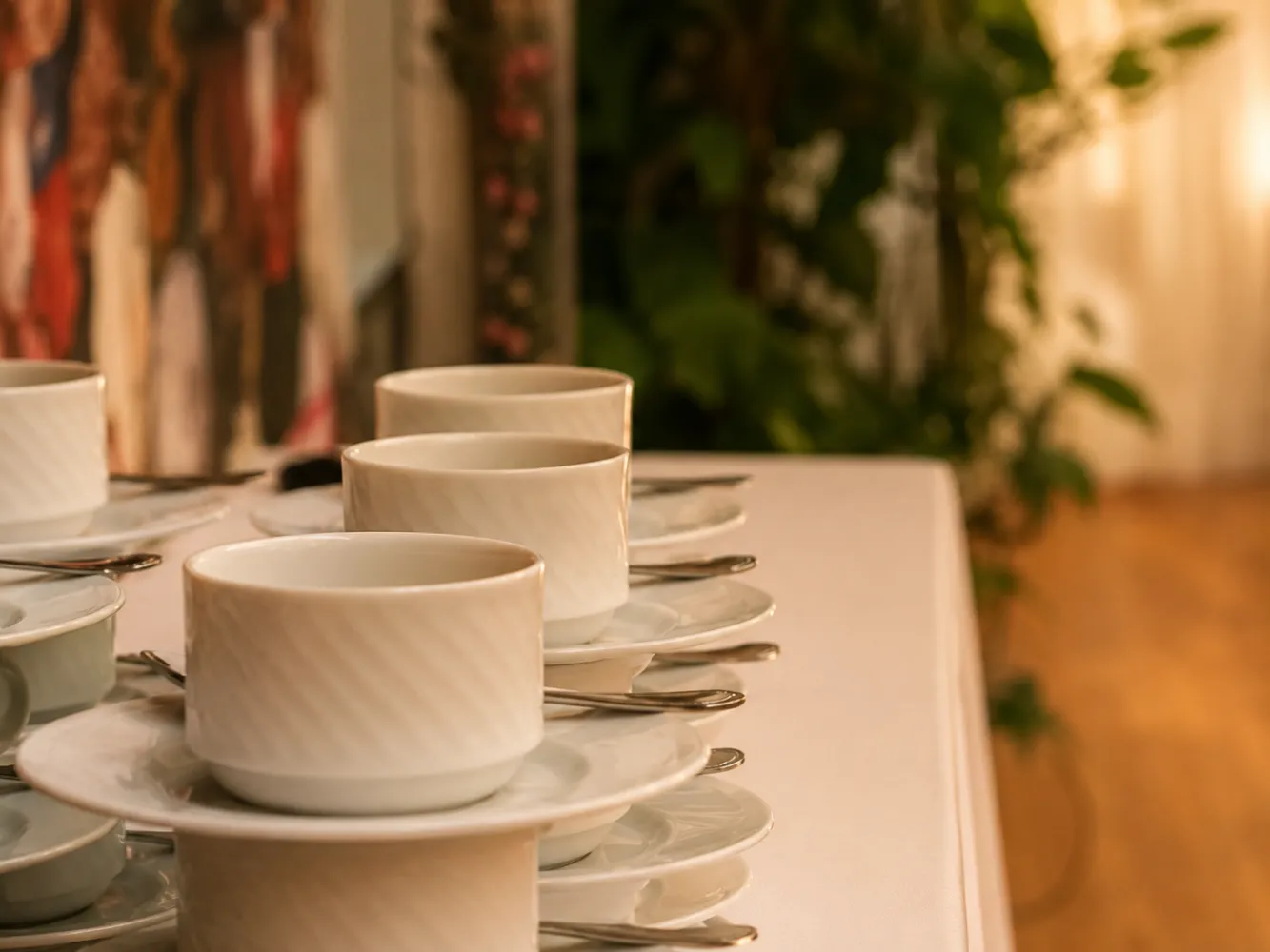 Konferens fika