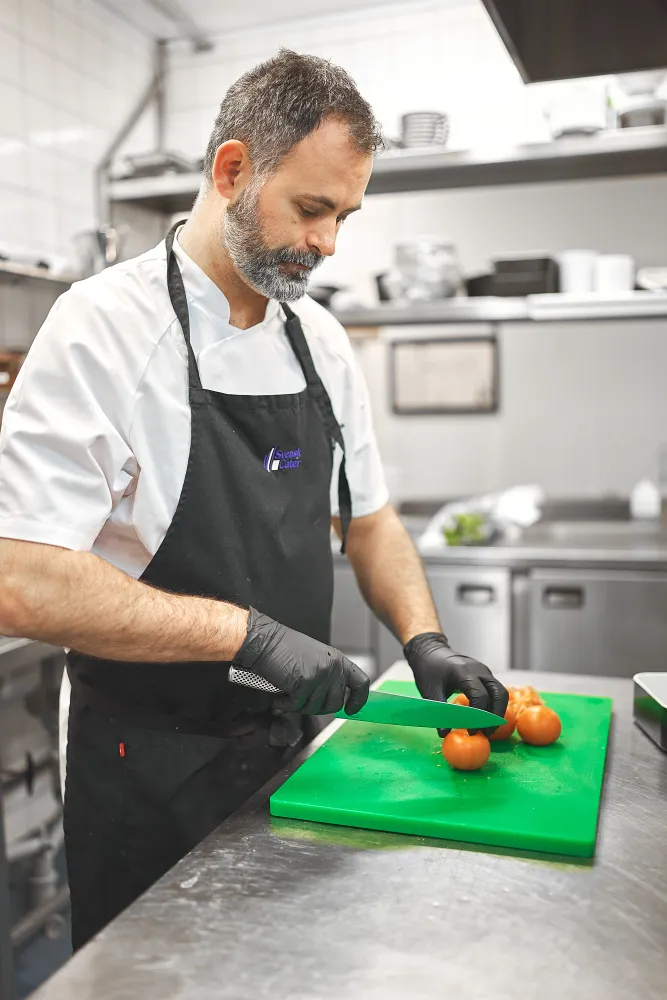 I köket i restaurangen Kök & scen