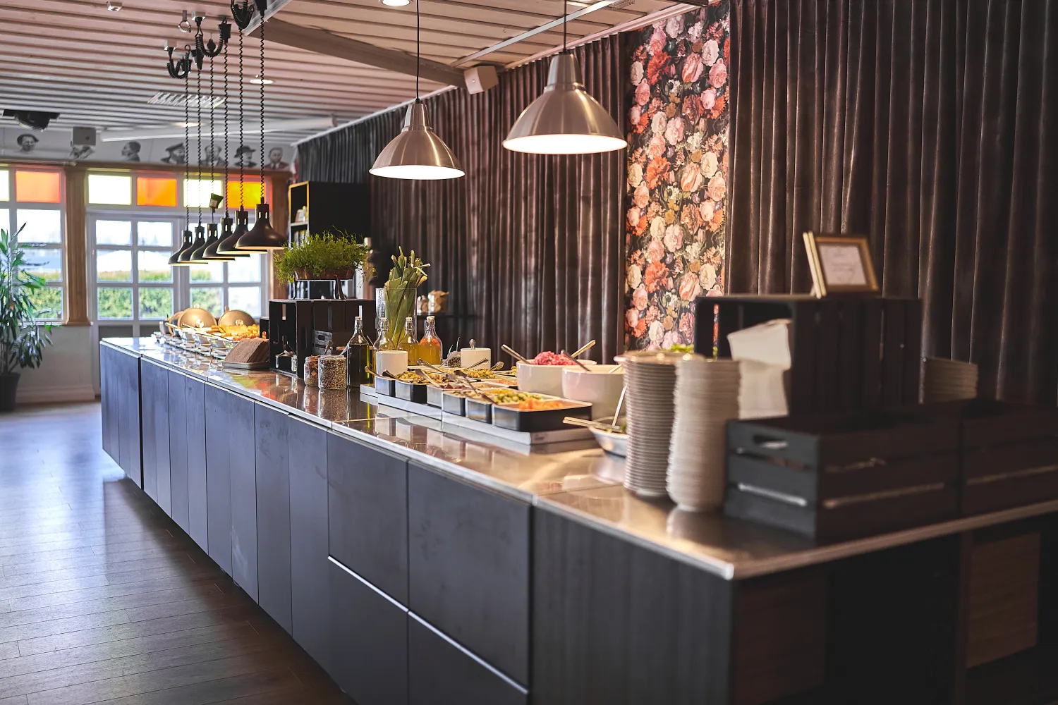 Buffé i restaurangen Kök & scen